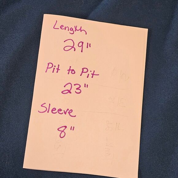 Cherokee Scrub Top Size Large Caribbean Blue - Picture 7 of 7